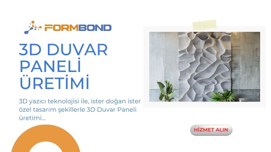 3D Duvar Paneli: 3D Yazıcı İle
