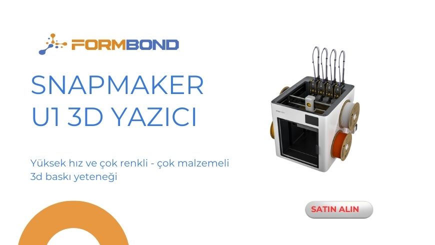 Snapmaker U1 ile Çok Renkli ve Çok Malzemeli 3D Baskı